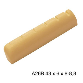 VELTON A26B WHITE siodełko do gitary