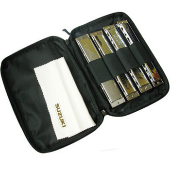 SUZUKI HSC-T4B BK futerał do harmonijki ustnej