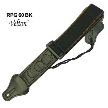 VELTON RPG60 BLACK pasek do gitary elektrycznej